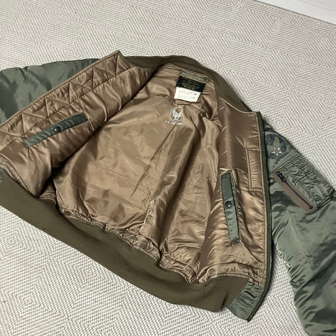 USAF B-15C 항공 점퍼 38 상품이미지4