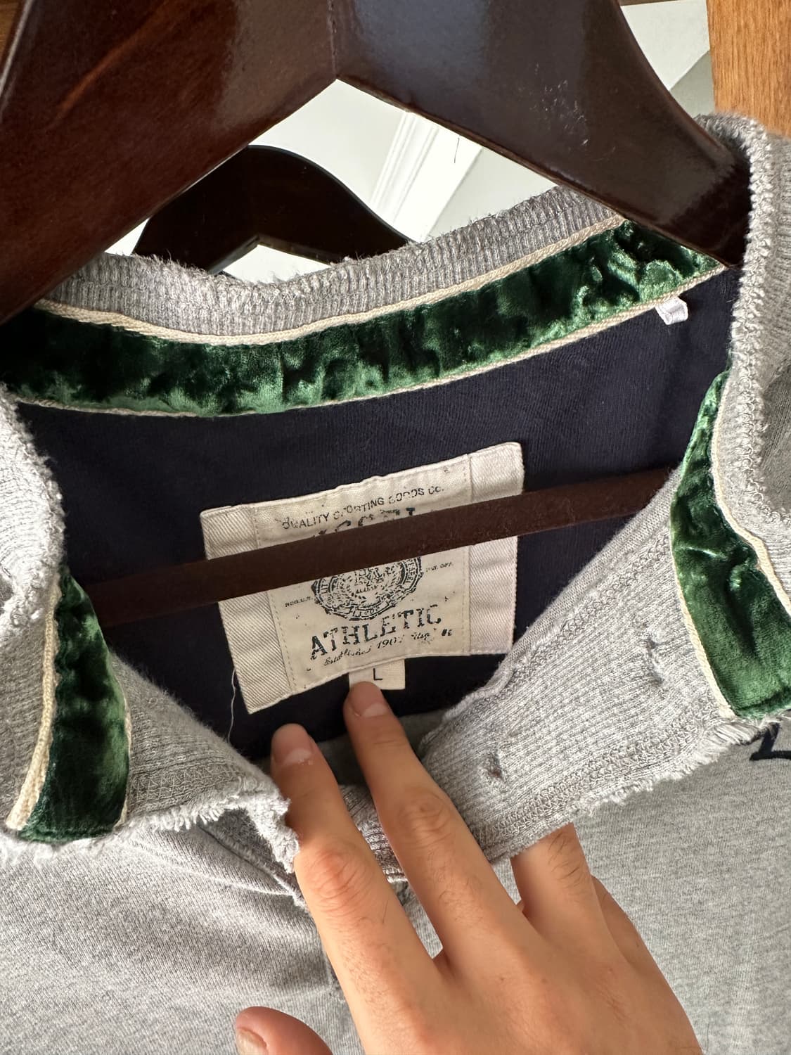 RUSSELL 러셀 헨리넥 긴팔 티셔츠 상품이미지2