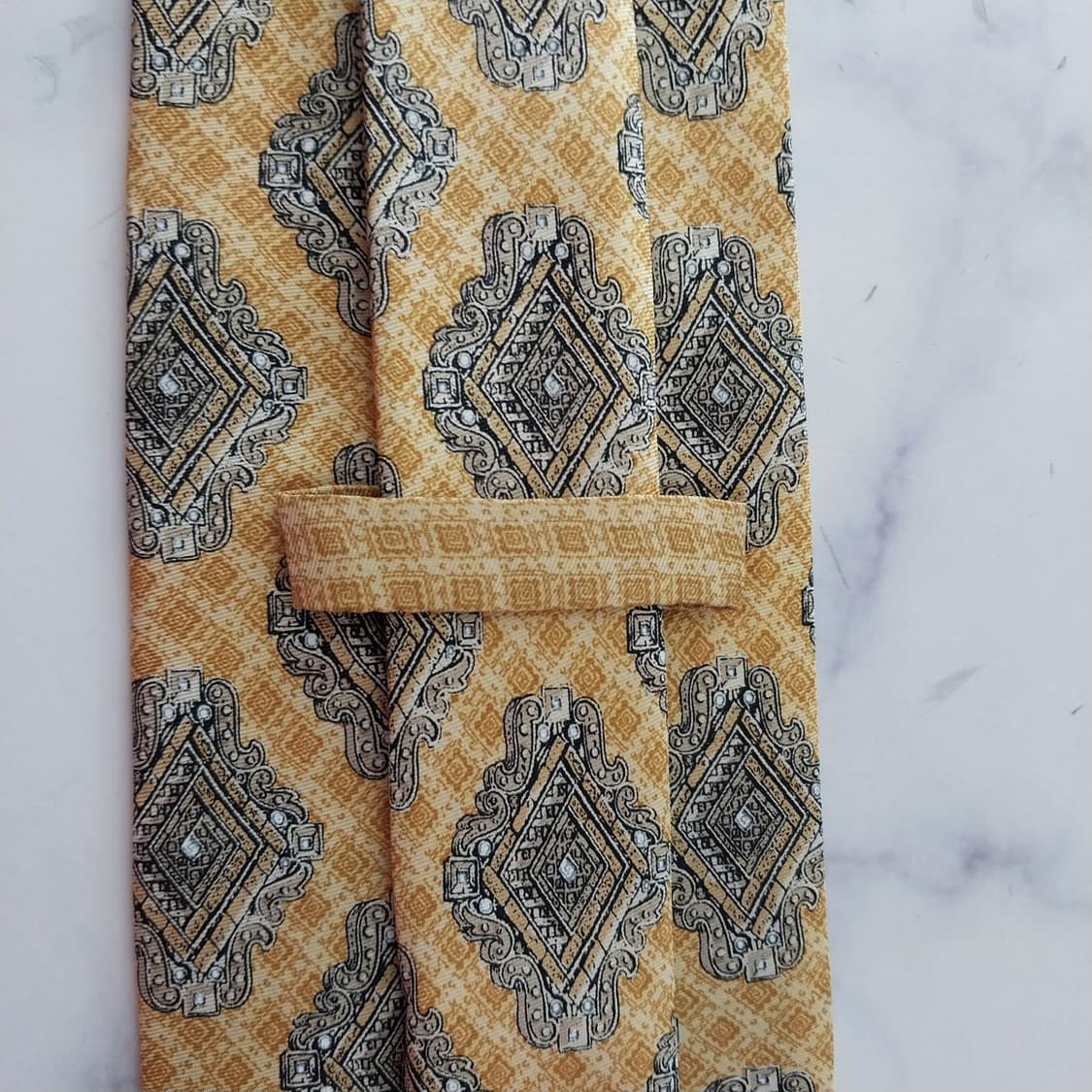 지안프랑코 페레 오너먼트 패턴 넥타이 9.6cm S~A+등급 K2475 상품이미지9