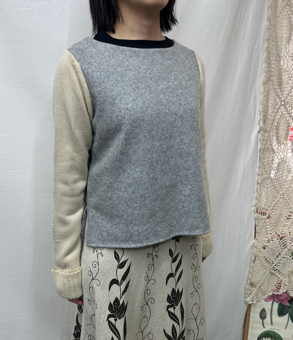 wool knit tee 상품이미지1