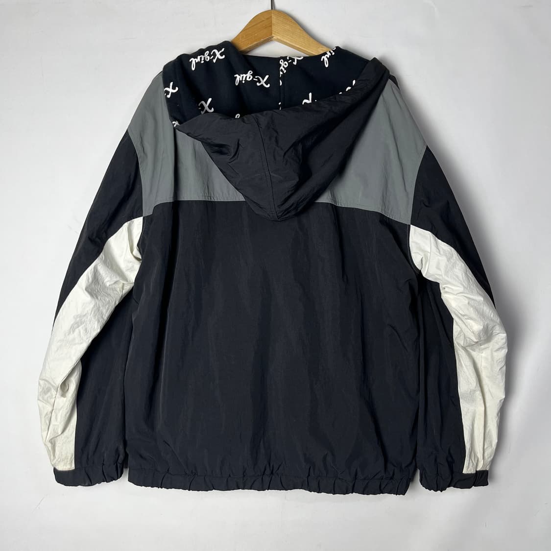 [X-girl] 엑스걸 리버시블 배색 후드 바람막이 상품이미지2