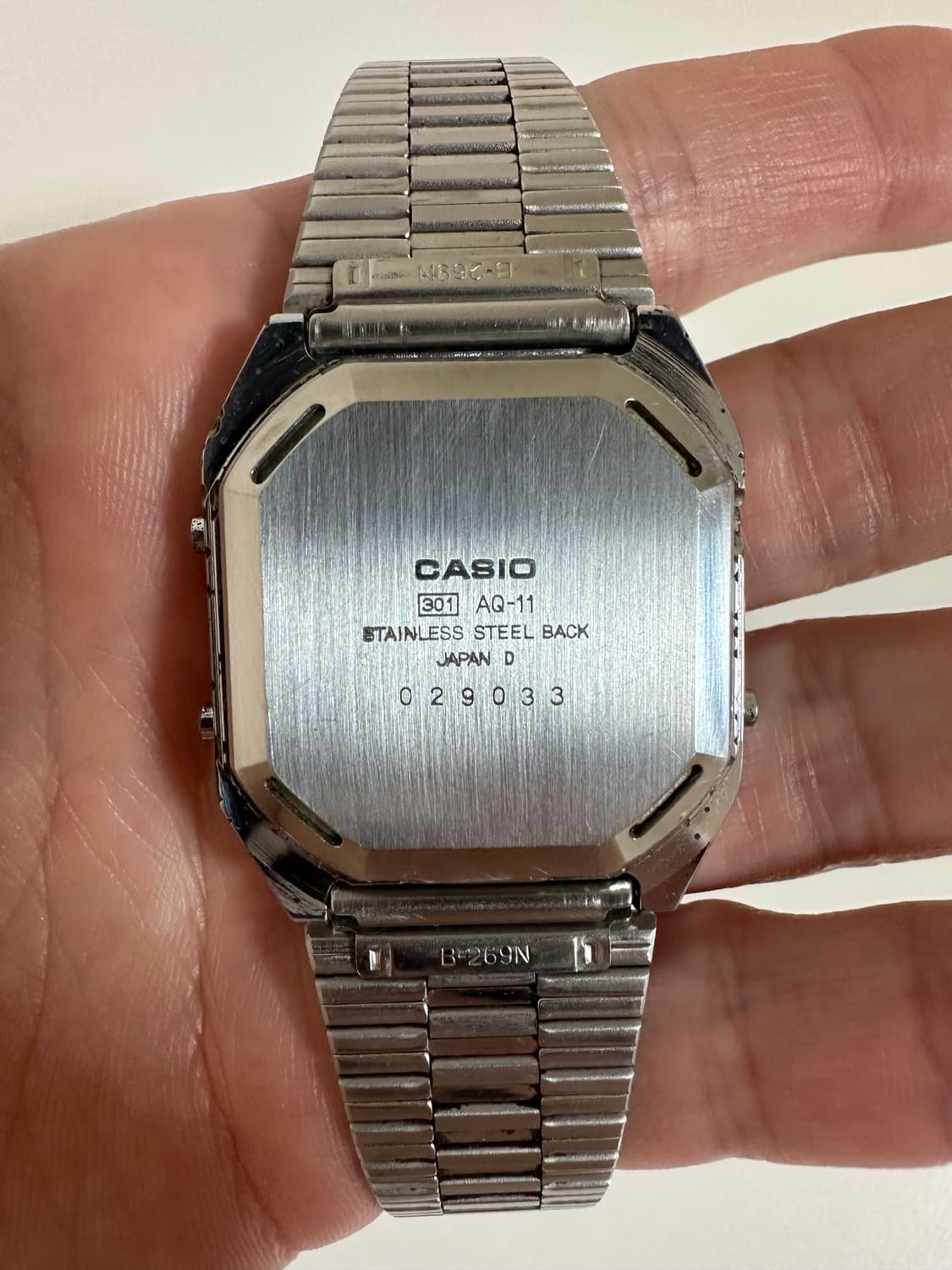 80s 카시오 빈티지 재팬 아나디지 시계 상품이미지5