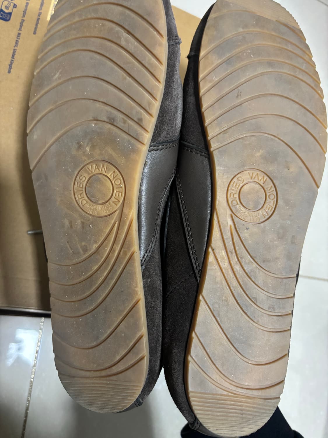 [44]드리스반노튼 스웨이드 스니커즈 상품이미지4