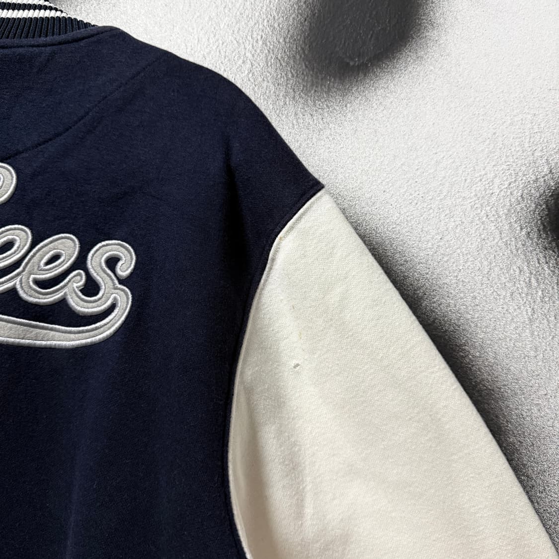 쿠퍼스타운 컬렉션 뉴욕 양키스 패치 코튼 바시티 자켓 상품이미지7