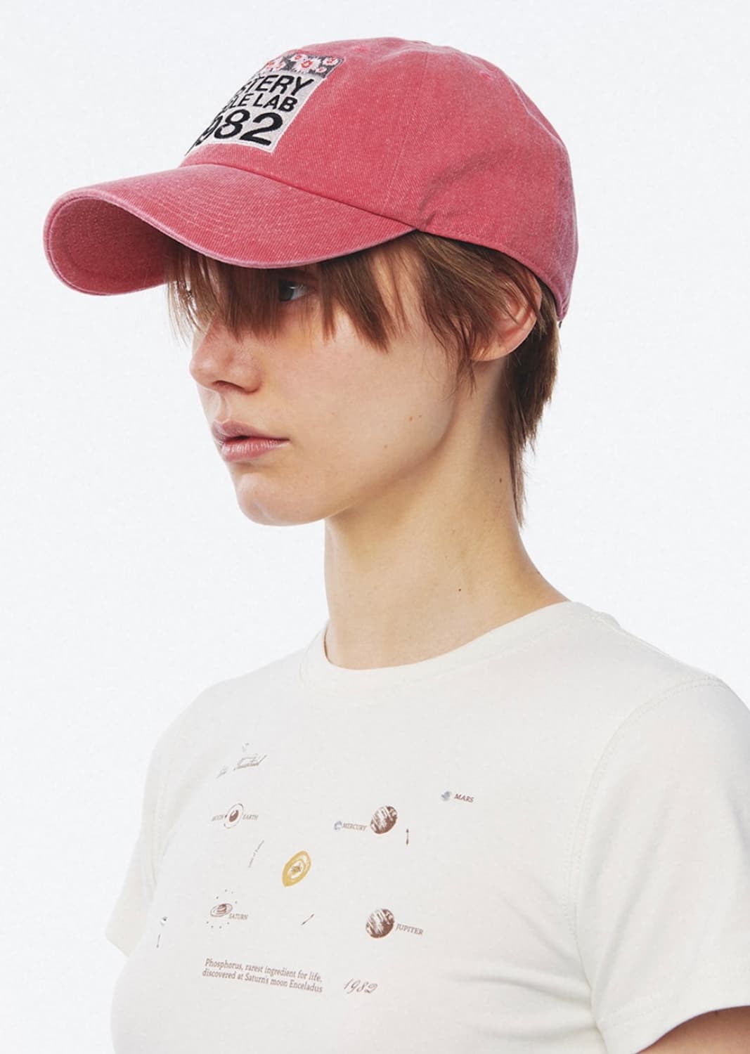 기준(Kijun) 미스테리 캡 유니섹스 라즈베리 코튼 볼캡 OS 상품이미지5