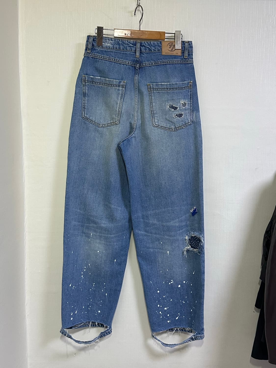 자라 아더에러 패치워크 워싱 데님 진 / 34/29-30“ 상품이미지2