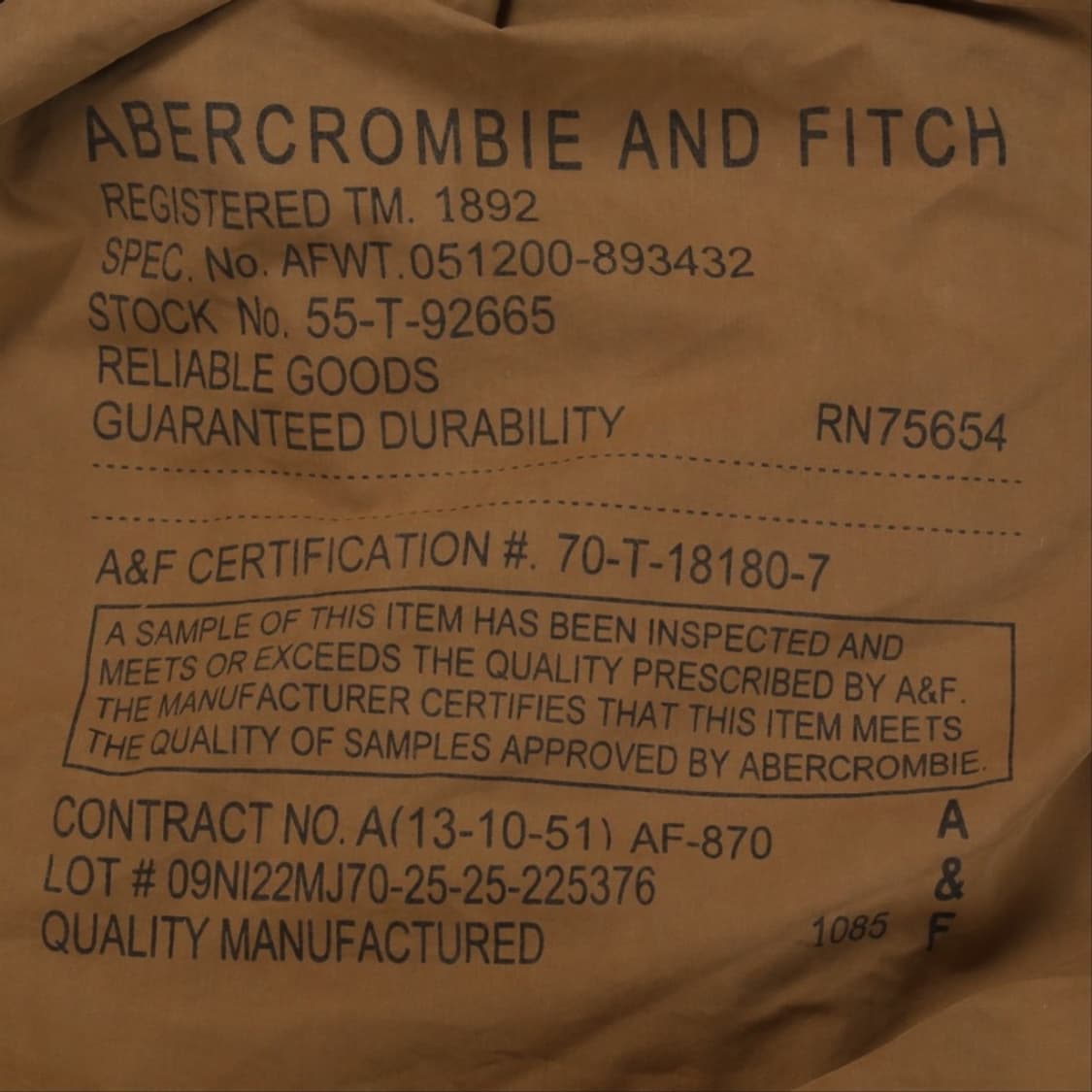 Abercrombie Camo Field Jacket 상품이미지7