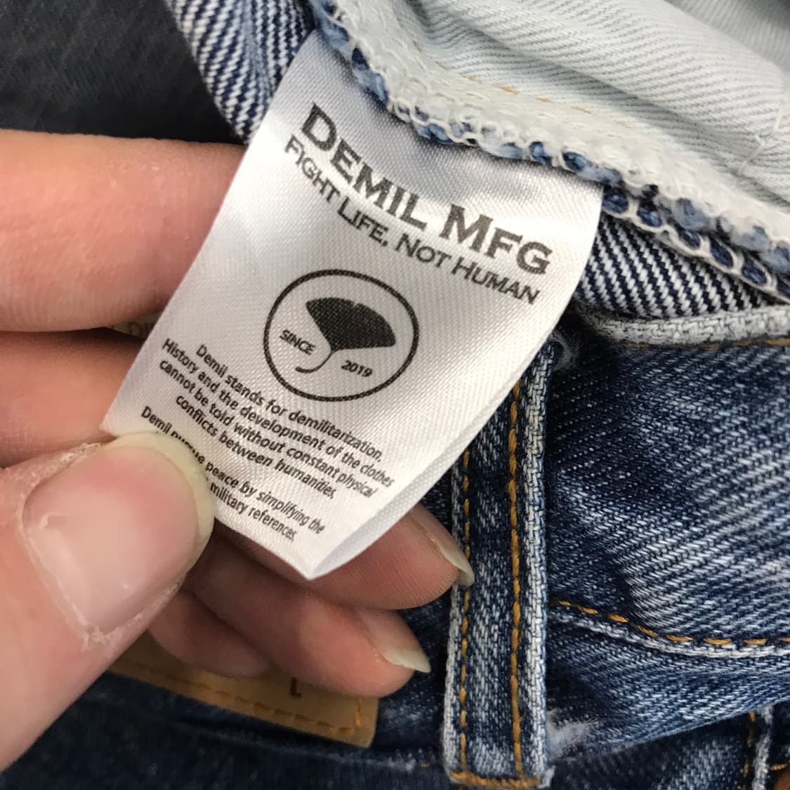 데밀 DEMIL 026 헐리우드 슬림 데님팬츠 [32인치] 상품이미지7