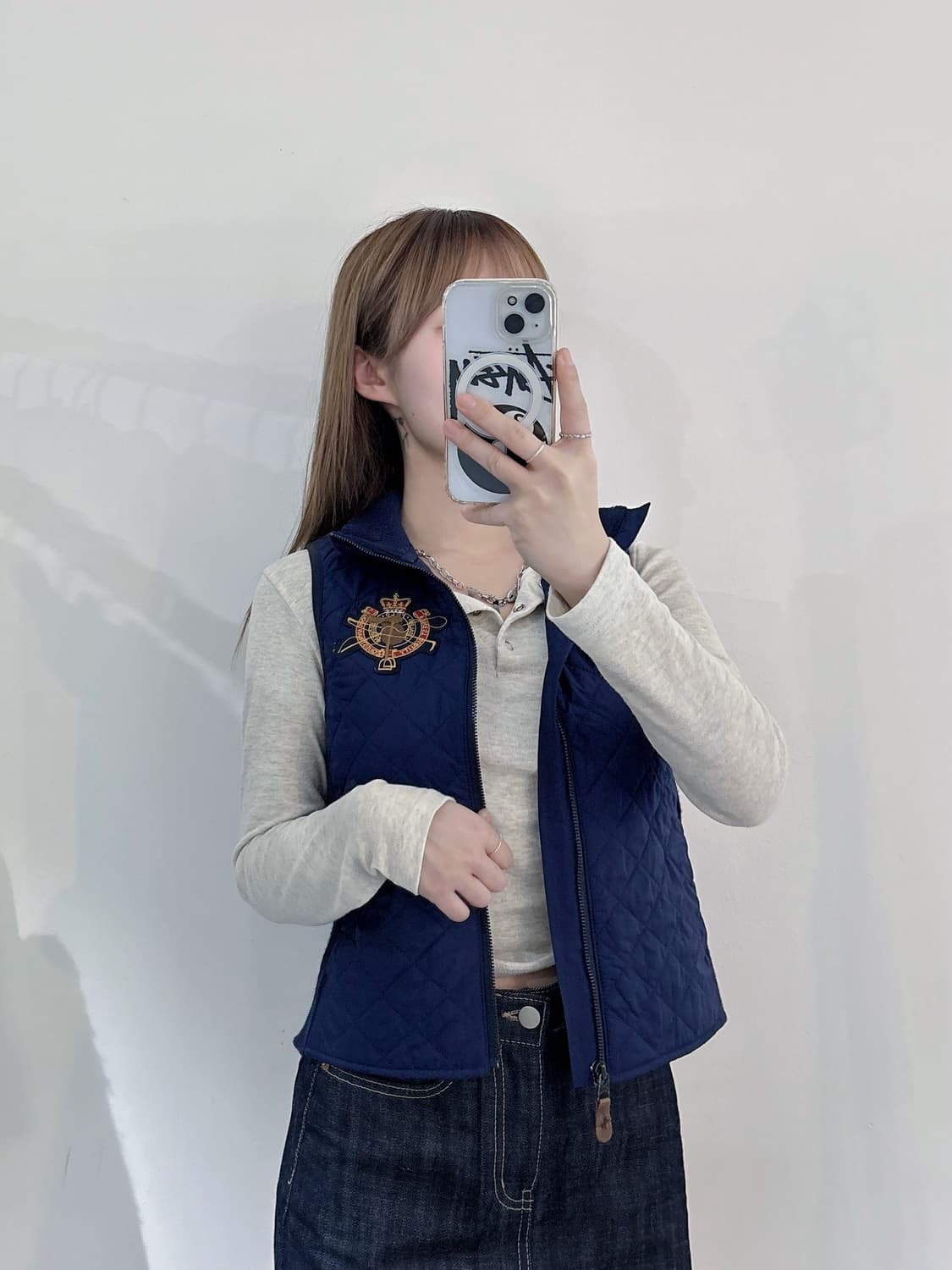 폴로랄프로렌 네이비 퀄팅 베스트 상품이미지2