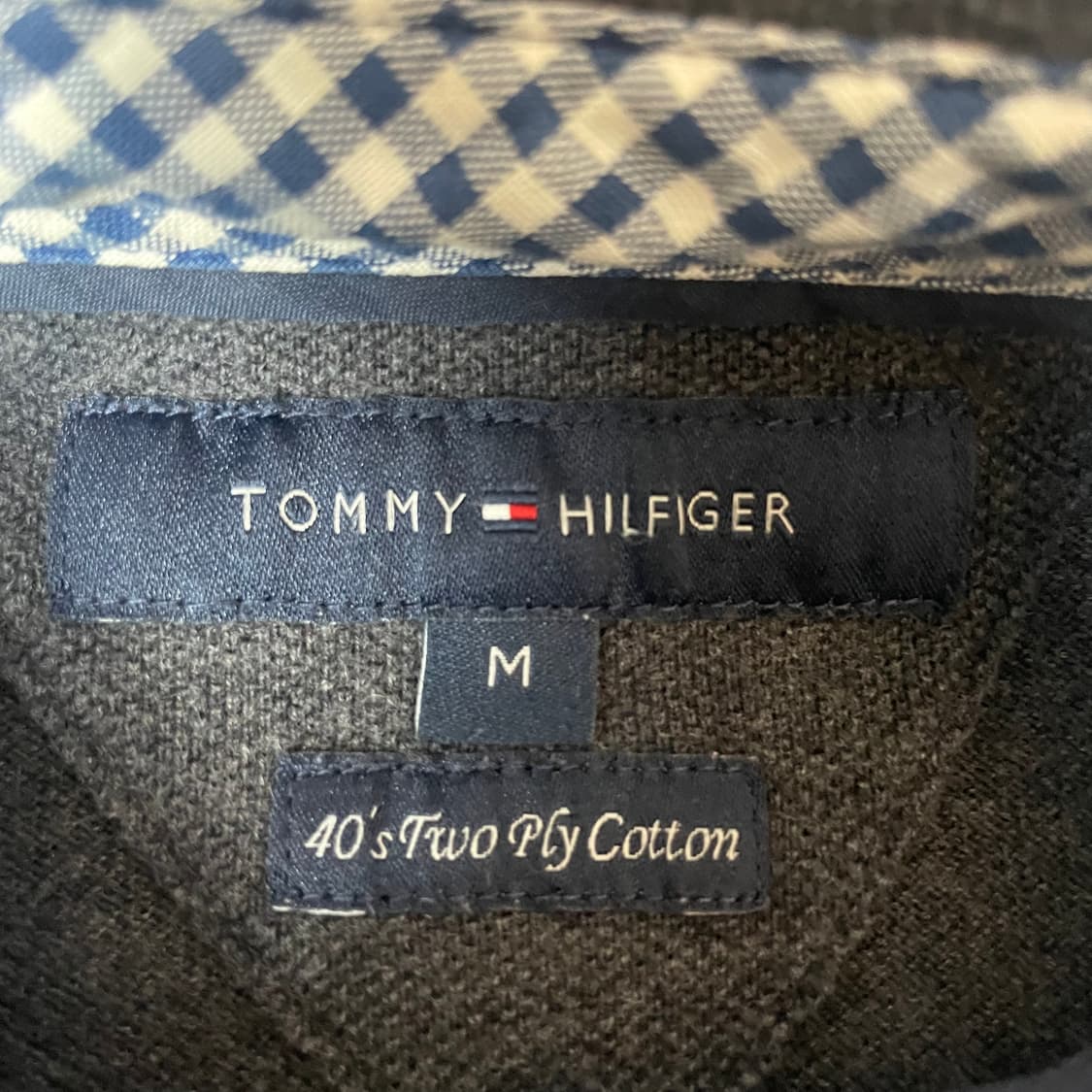 타미힐피거 미니로고 코튼 다크그레이 PK 롱슬리브 M 상품이미지4