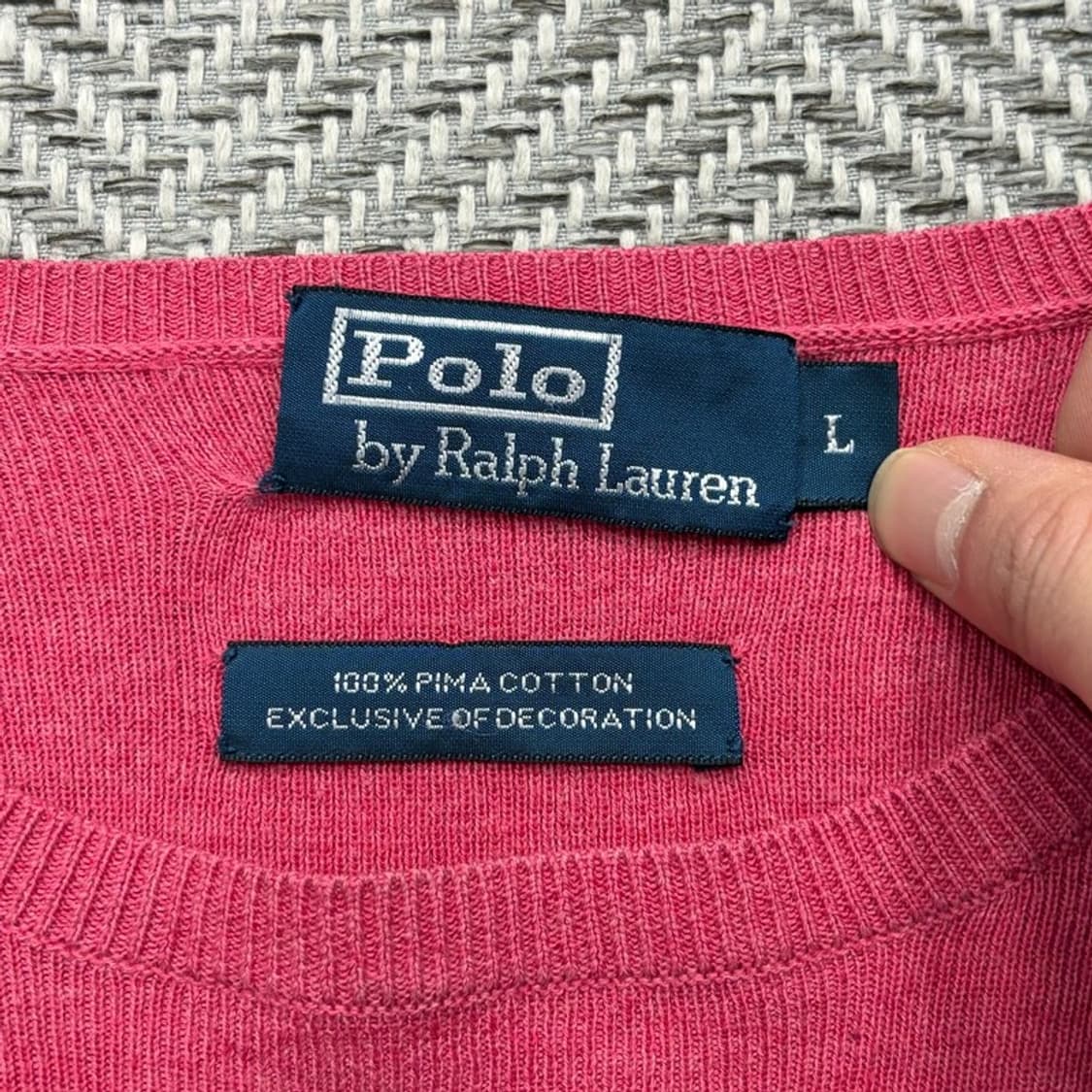 폴로랄프로렌 베이직 로고 니트 v2604 상품이미지6