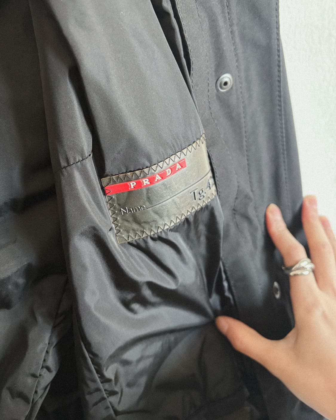 프라다 스포츠 크롭 윈드브레이커 + 베스트 상품이미지8