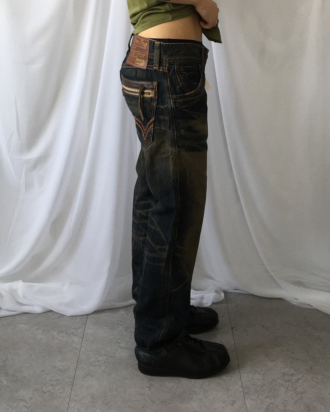 Ewdin washing denim pants 상품이미지8