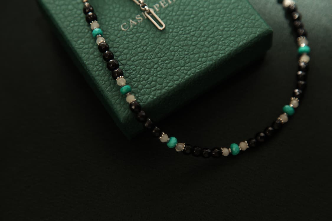 CASIOPEIA #041 Turquoise Zebra 오닉스 목걸이 상품이미지6