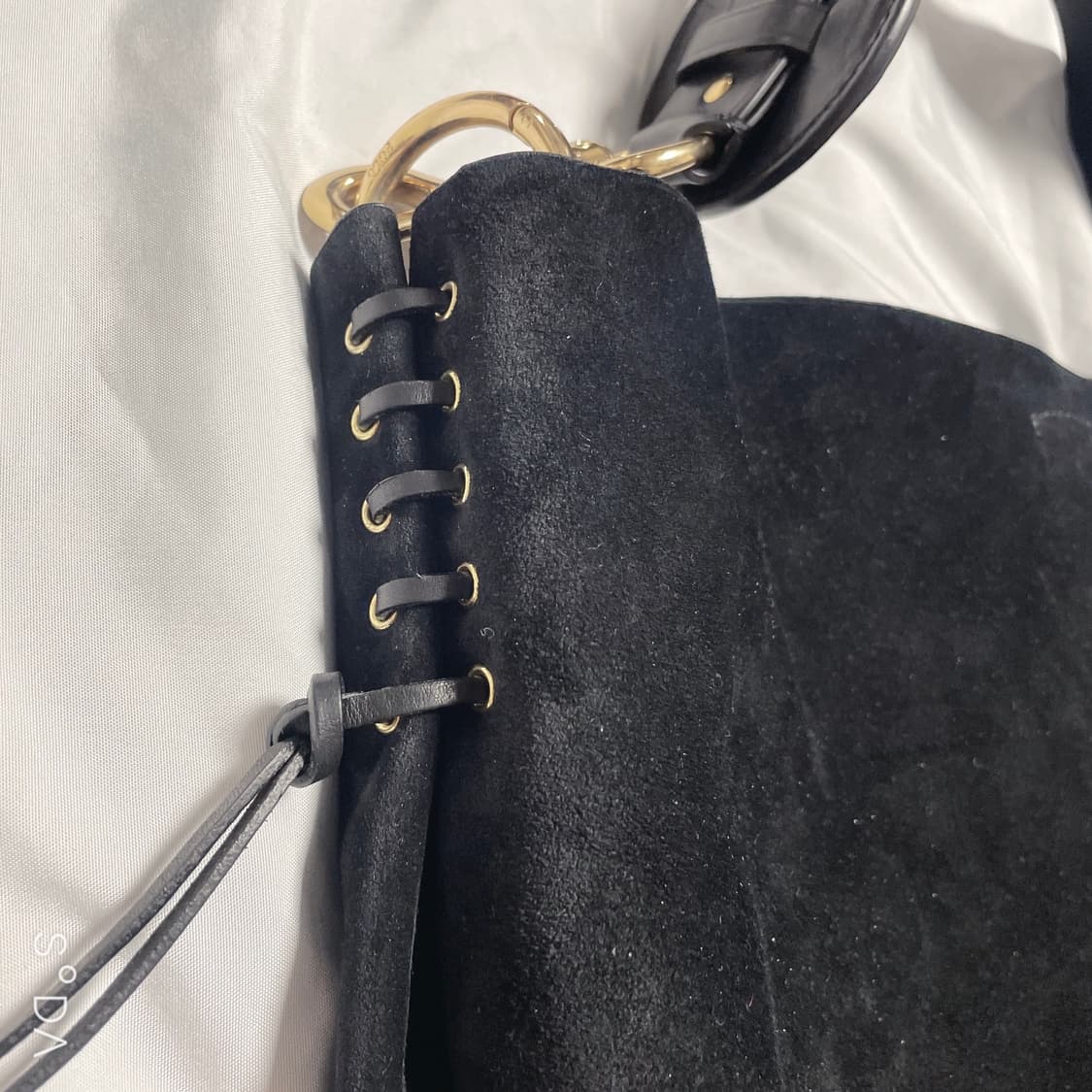 폴로 스웨이드 호보 숄더백 상품이미지2