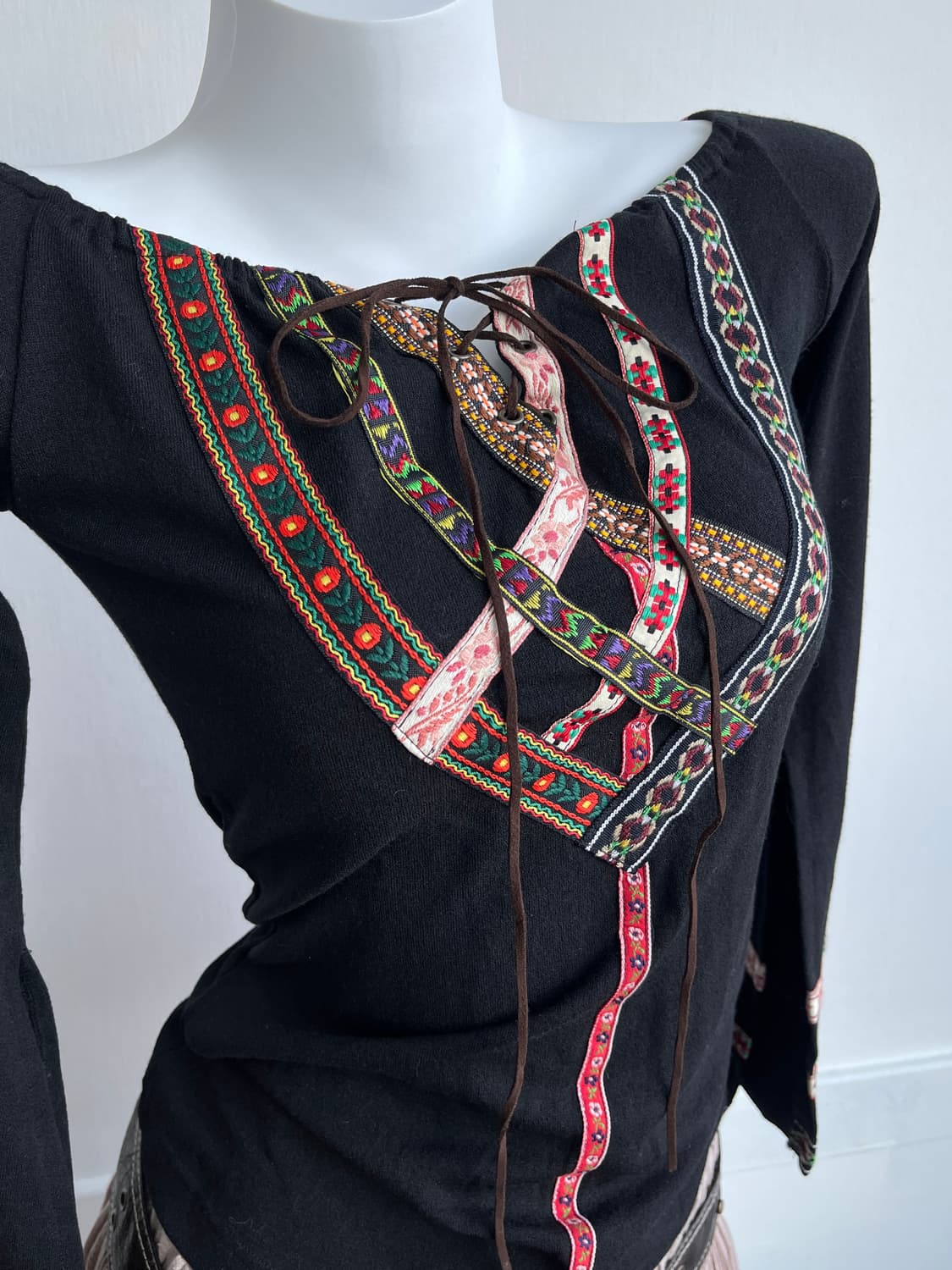 Thinktime 에스닉 긴팔 탑 상품이미지2