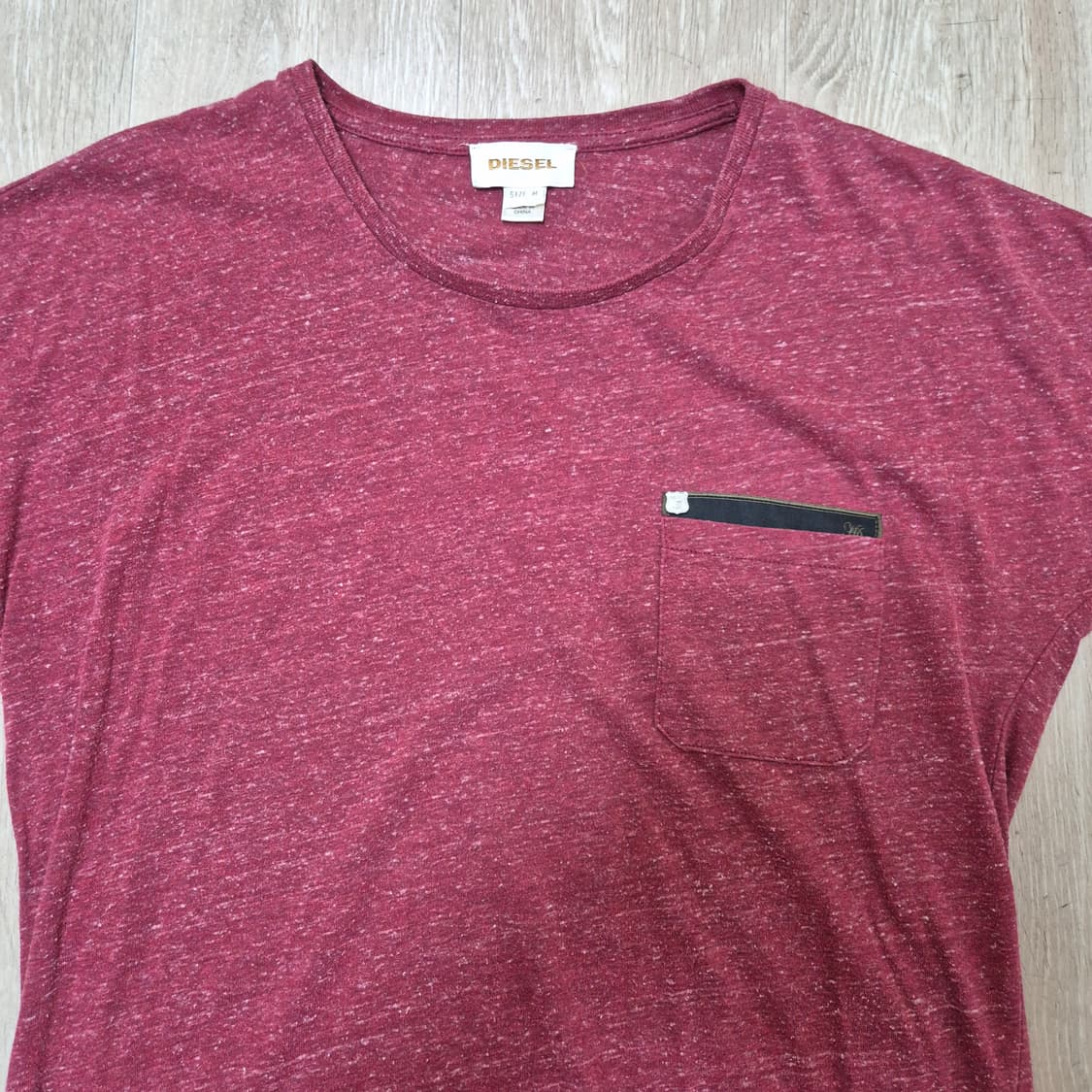 DIESEL 디젤 여성 포켓 반팔티셔츠 상품이미지2