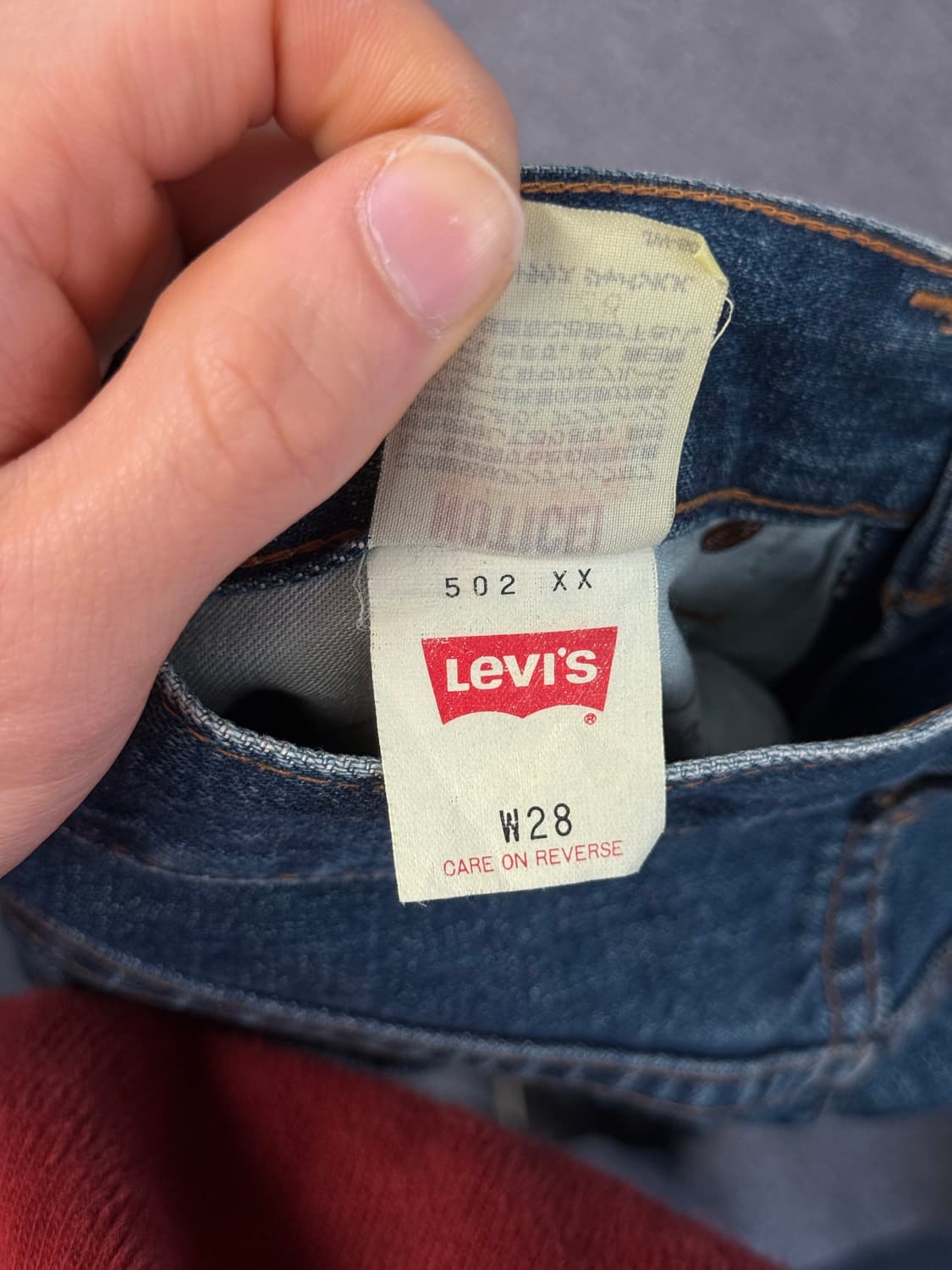 90s lvc 502 데님 팬츠 상품이미지8