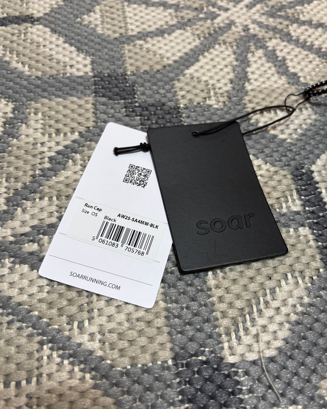 (OS) 소어 러닝 soar 런 캡 블랙 상품이미지2