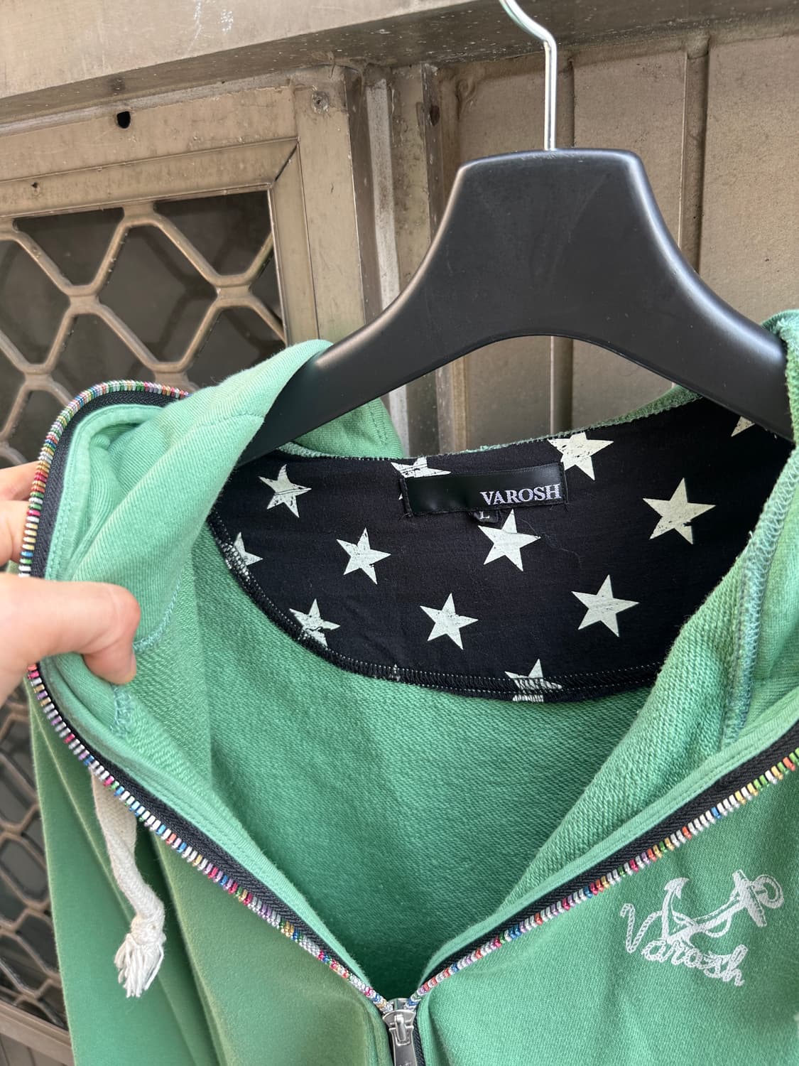 VAROSH japan retro star full zip up hood 상품이미지6