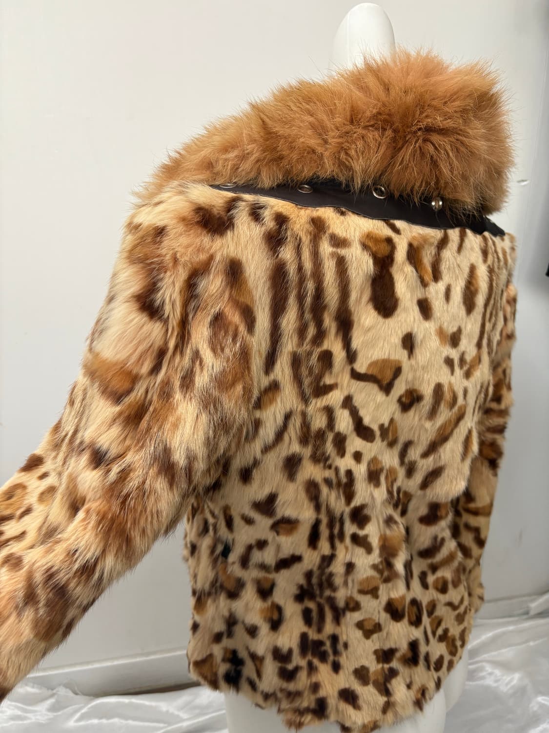 레오파드 퍼 자켓 상품이미지3