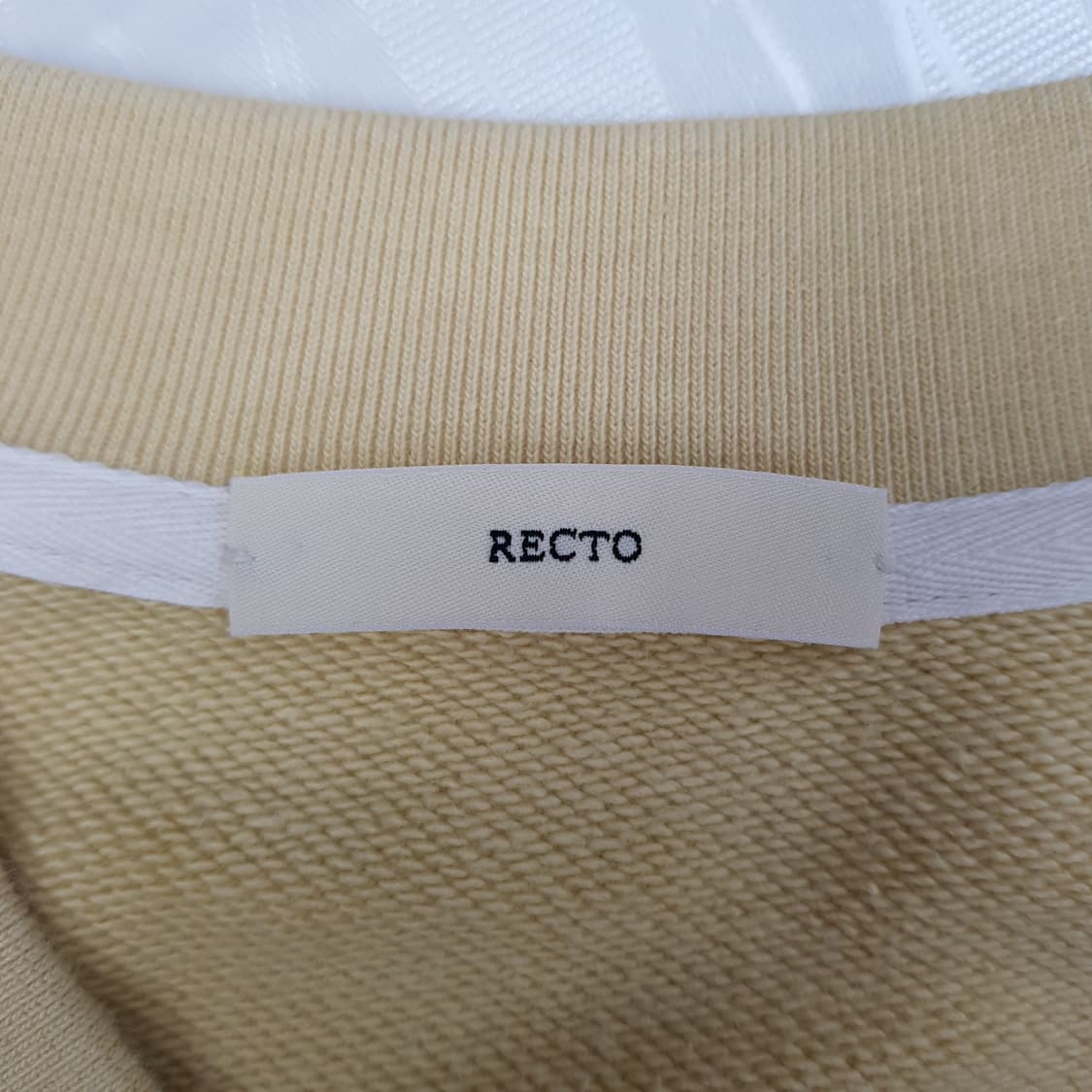 렉토 RECTO  V넥 코튼 스웨트셔츠  F사이즈 상품이미지5