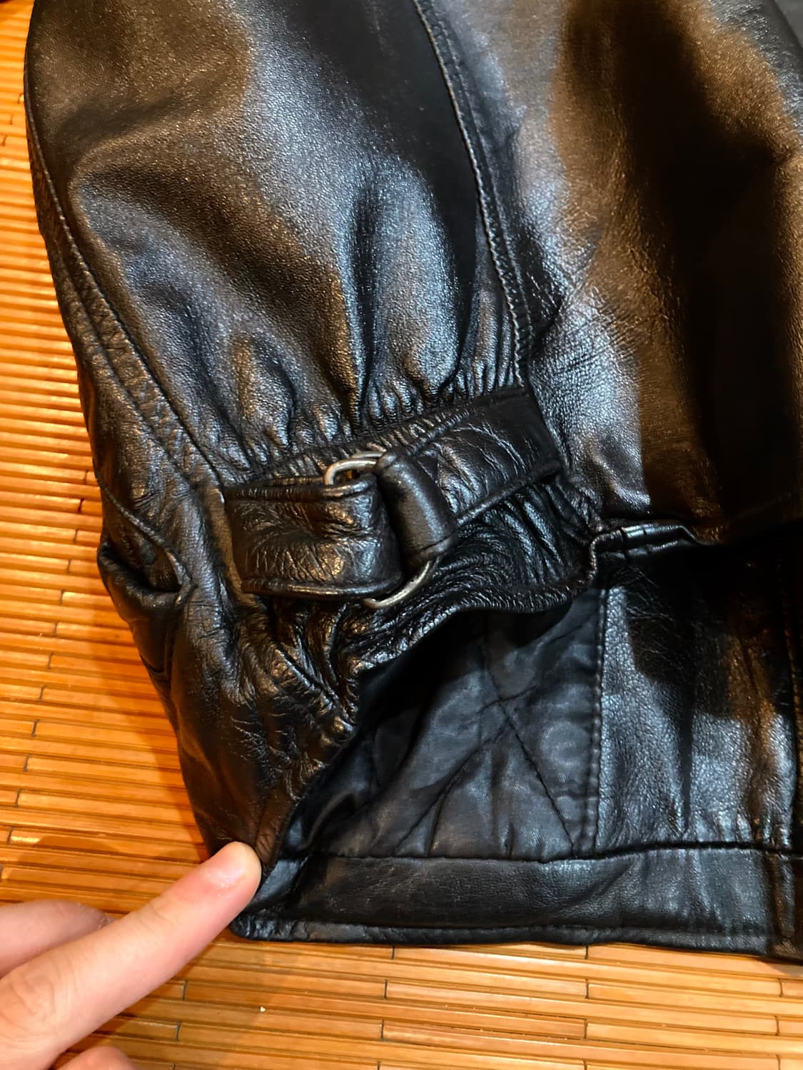 게스 USA 램스킨 레더자켓 상품이미지8