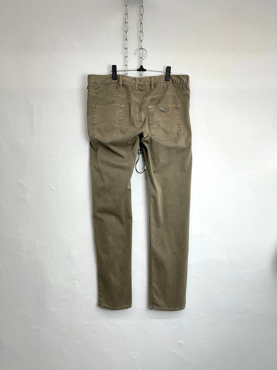 Armani Jeans Slim Khaki Olive Pants 상품이미지5