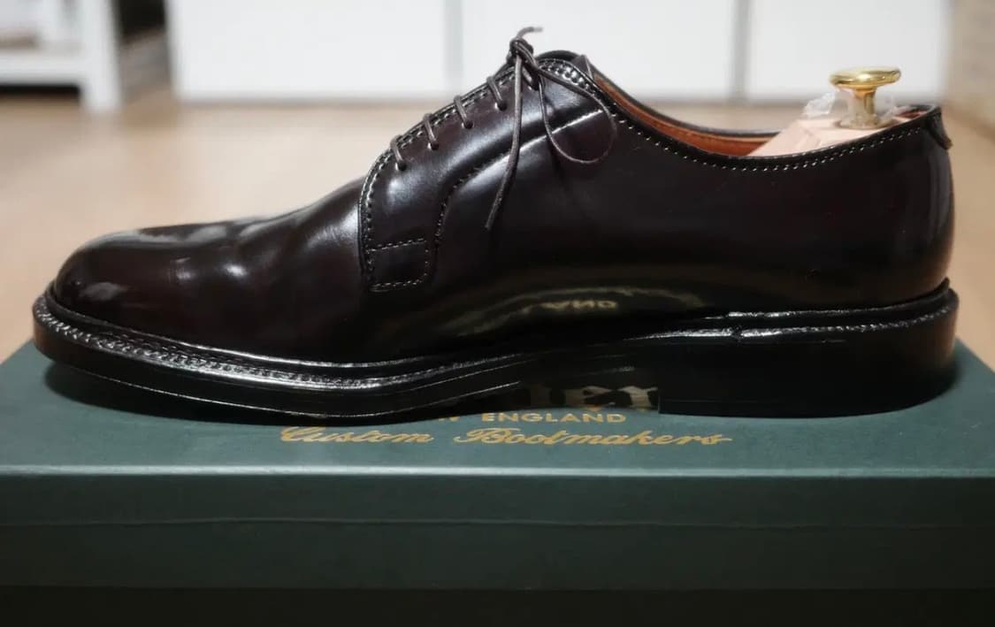 알든 990 코도반 플레인토 블루처 9.5D 상품이미지5