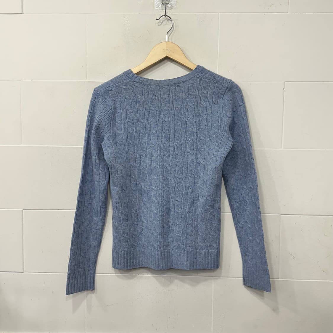 폴로 랄포로렌 브이넥 꽈배기니트 상품이미지8