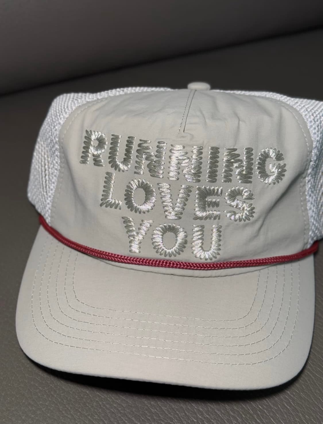 Alex zono 알렉스조노 RUNNING LOVES YOU 러닝 볼캡 상품이미지2