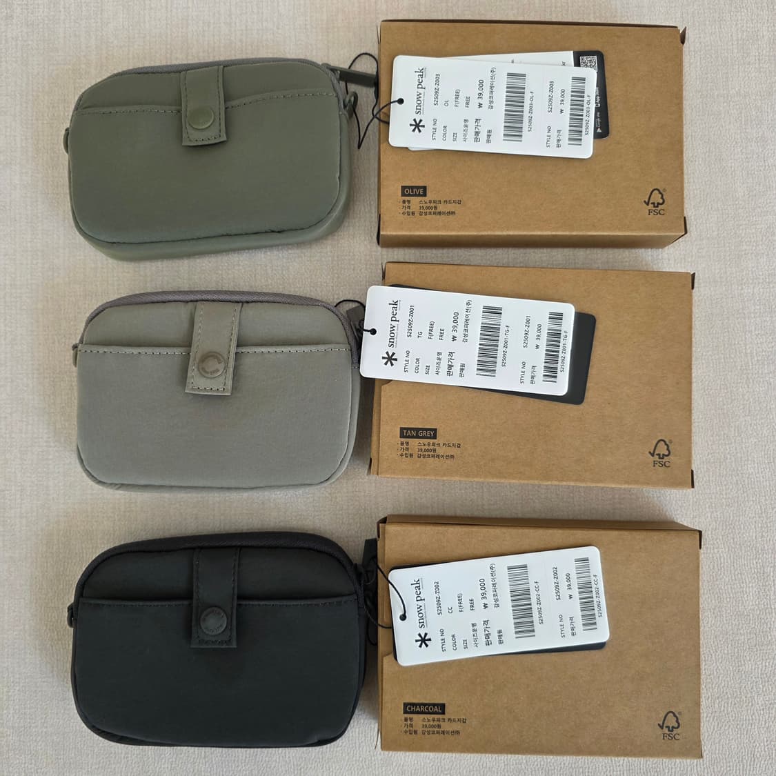 스노우피크 카드 지갑 상품이미지2