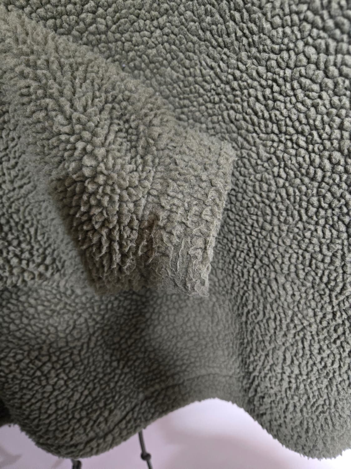 아디다스 빅 트레포일 셰르파 플리스 자켓 L 상품이미지4