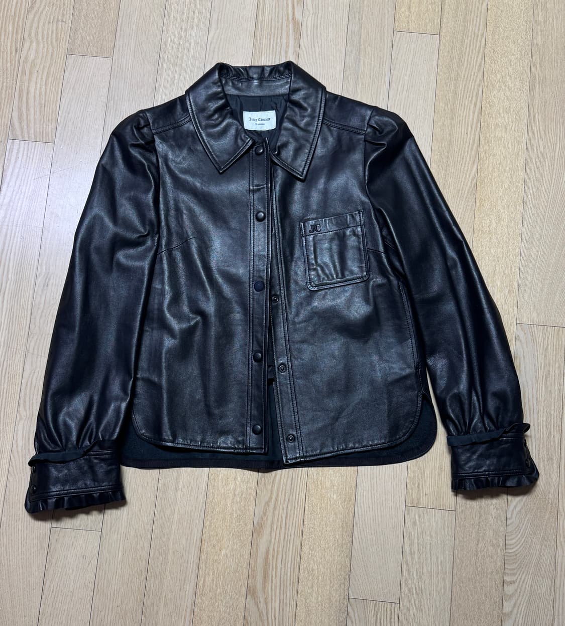 (급처) juicy couture 쥬시 꾸뛰르 리얼 레더 자켓 상품이미지1