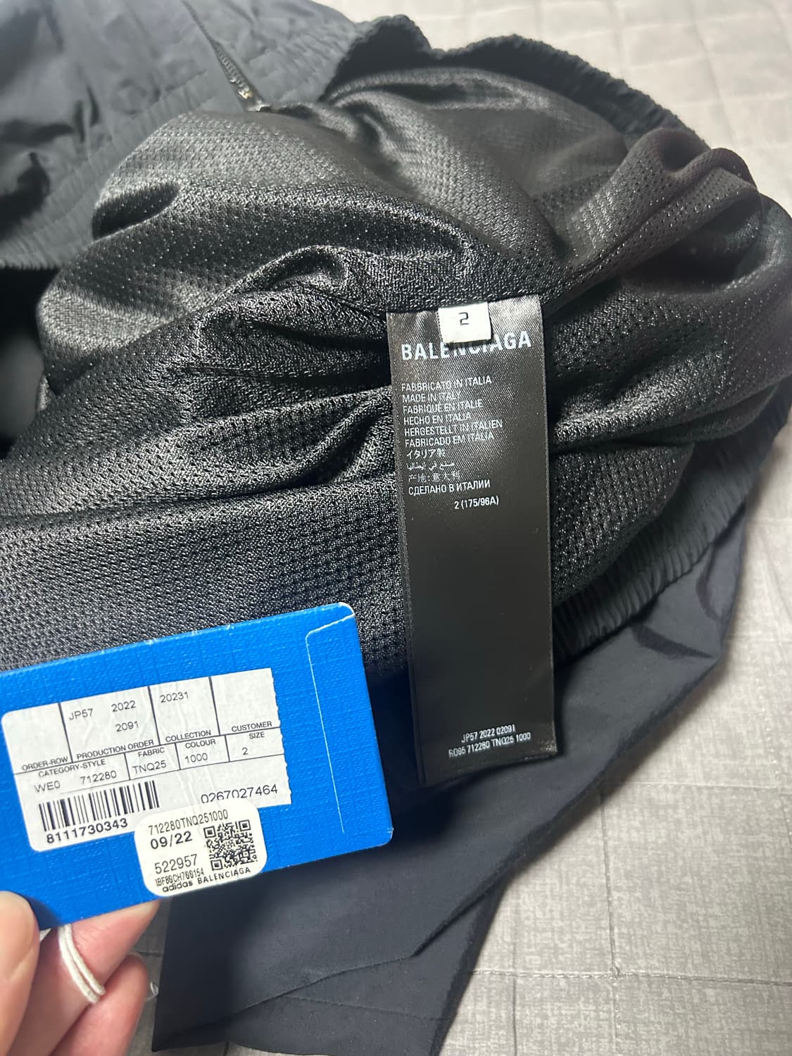 [2] 발렌시아가 아디다스 포플린 트랙 수트 자켓 상품이미지7