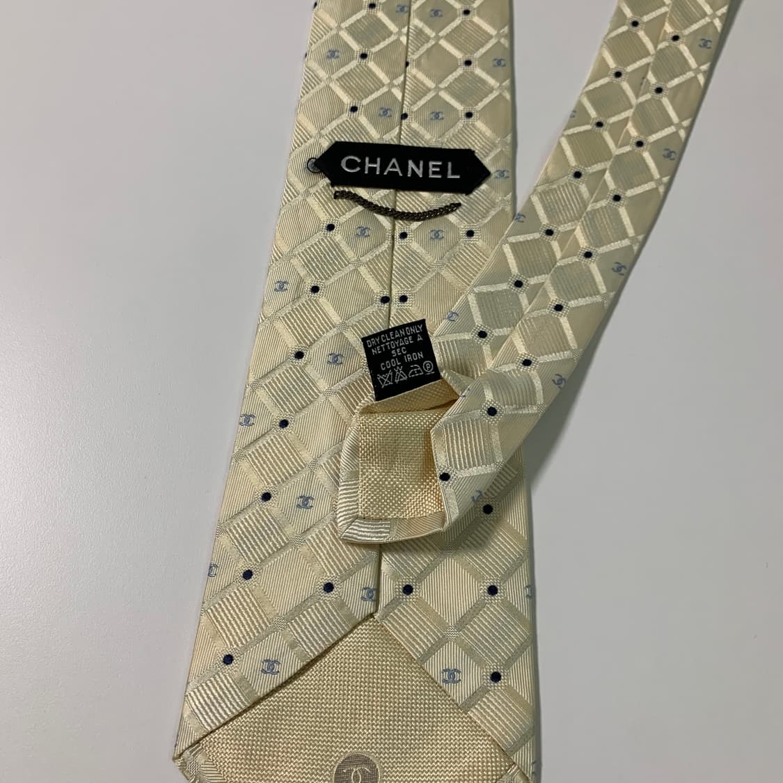샤넬(CHANEL) 신형라벨 모노그램 명품넥타이 A등급 상품이미지7