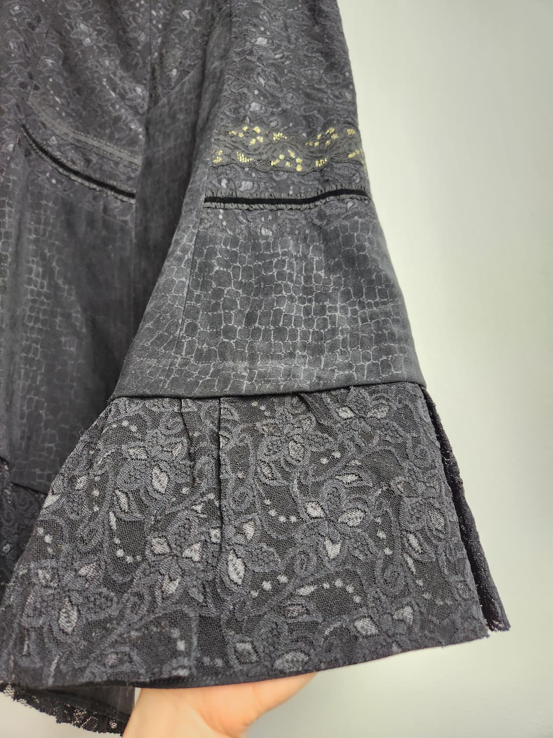 레이스 자수 롱 스커트 상품이미지8