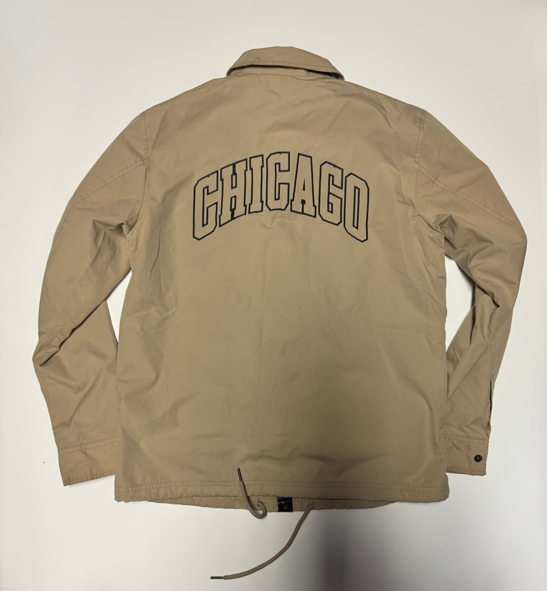 NBA 엔비에이 시카고 불스 코치 자켓 L 베이지 상품이미지2