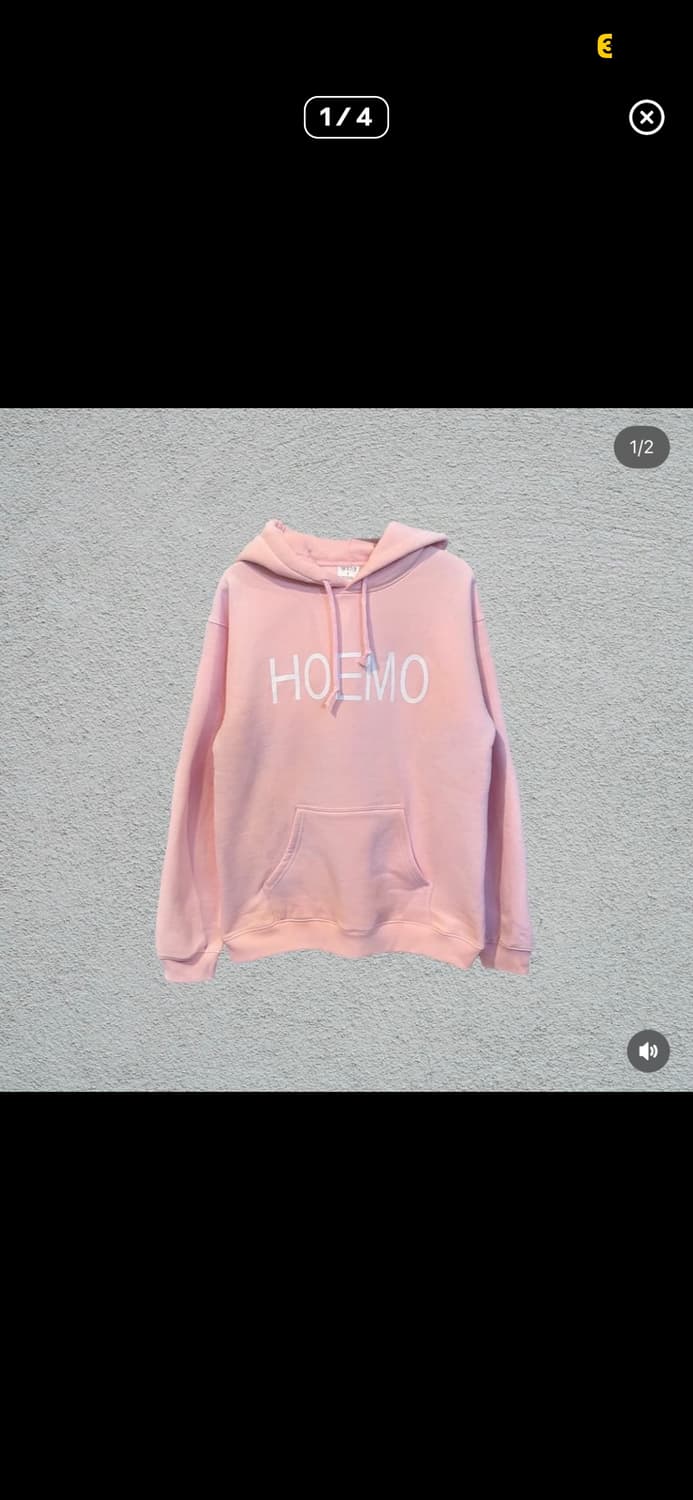 빨간스쿨 빨간줄 후드티  상품이미지1