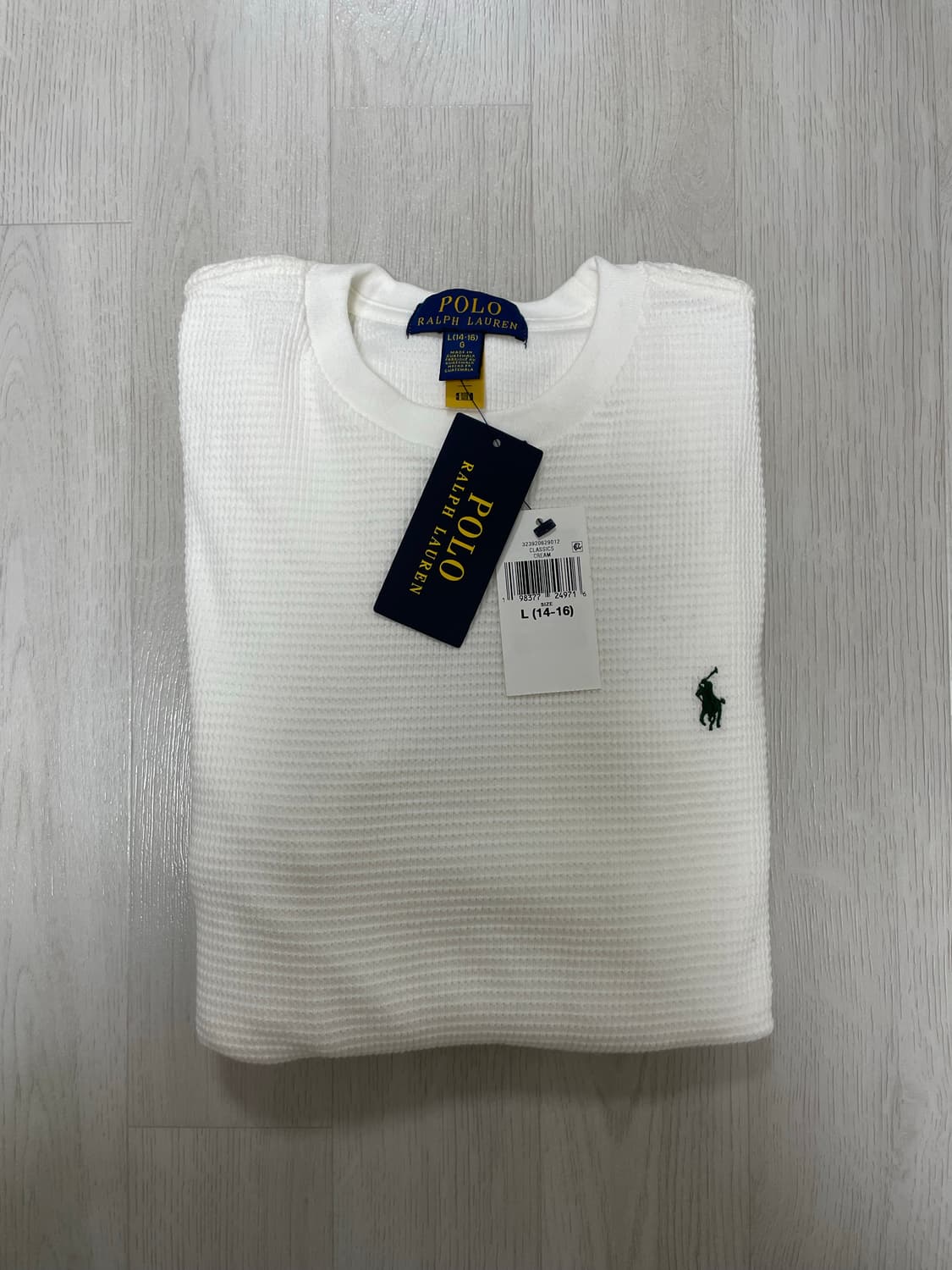 폴로 랄프로렌 와플 롱슬리브 티셔츠 상품이미지2