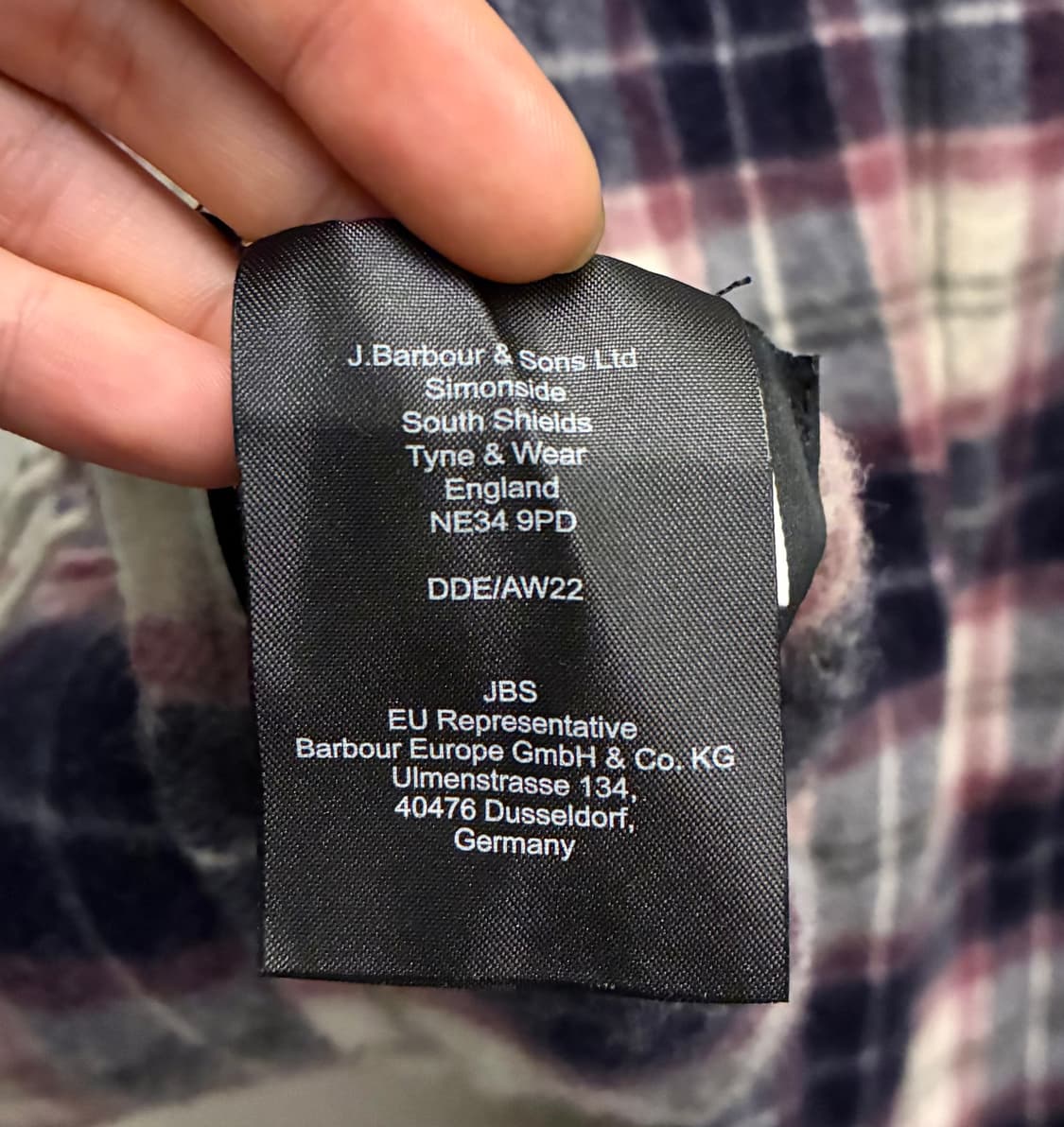 Barbour 바버 램스울 스트라이프 타탄체크 숏머플러 목도리 상품이미지10