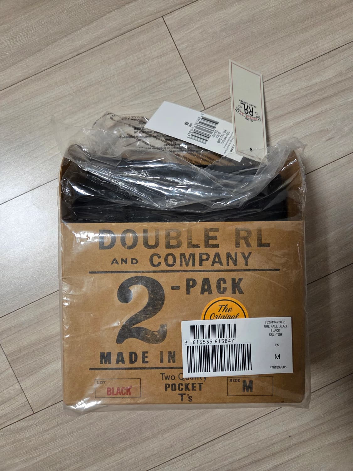 RRL 더블알엘 투팩 반팔 티셔츠 M (새제품) 상품이미지1