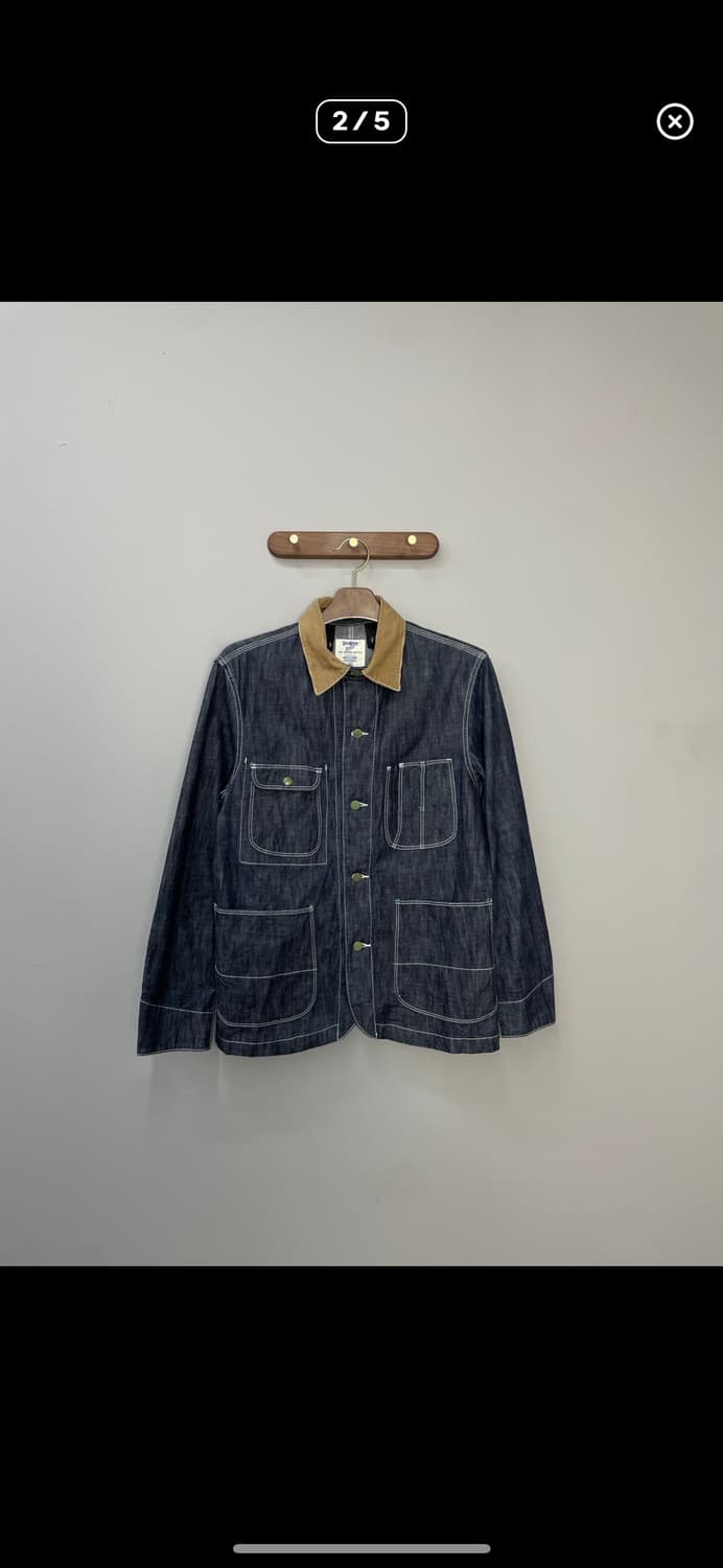 오시코시 재팬 데님 스티치 워크초어 자켓 A3201 상품이미지2