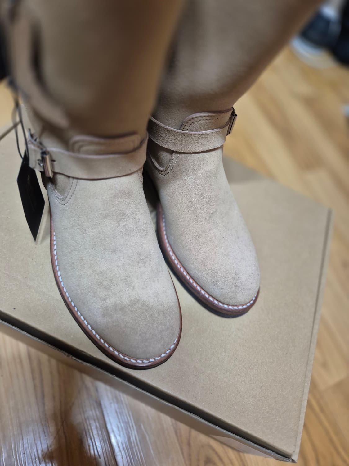 어트랙션즈 스웨이드 엔지니어부츠 lot 329 상품이미지6