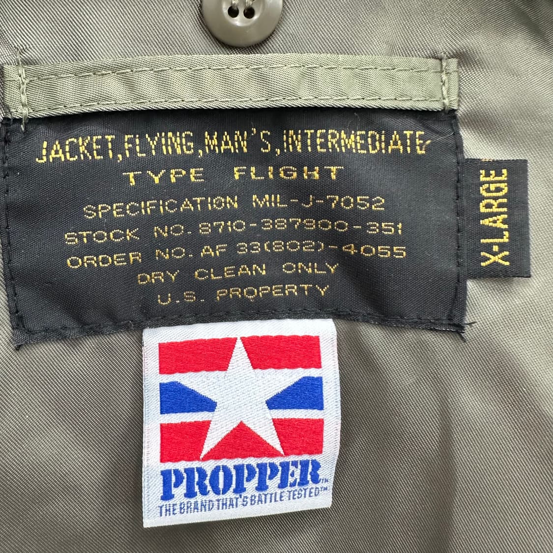 105 PROPPER 재팬 남자 U.S 에어포스 항공점퍼 상품이미지4