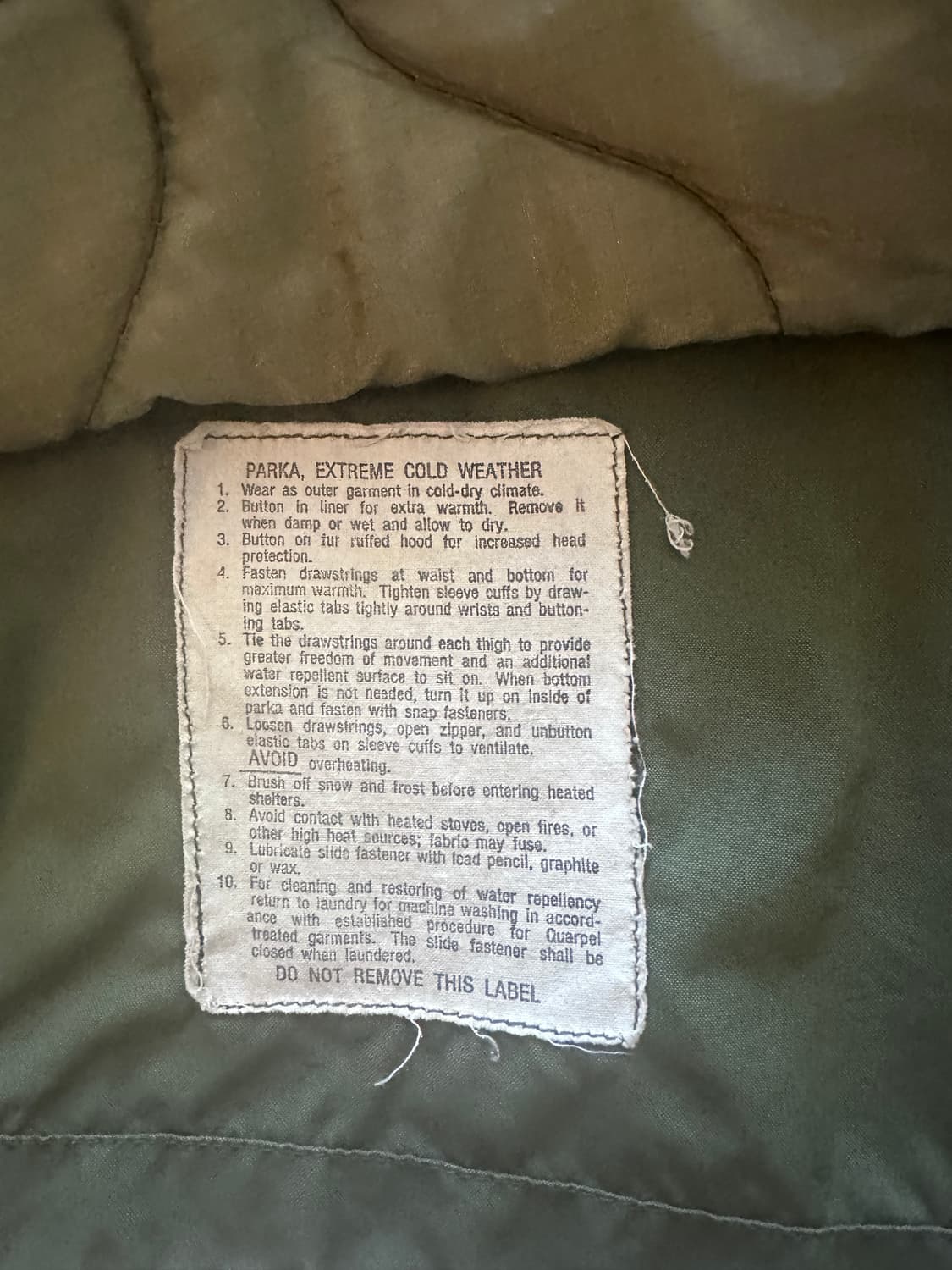 상태 좋은 m65 개파카 팝니다. 상품이미지9