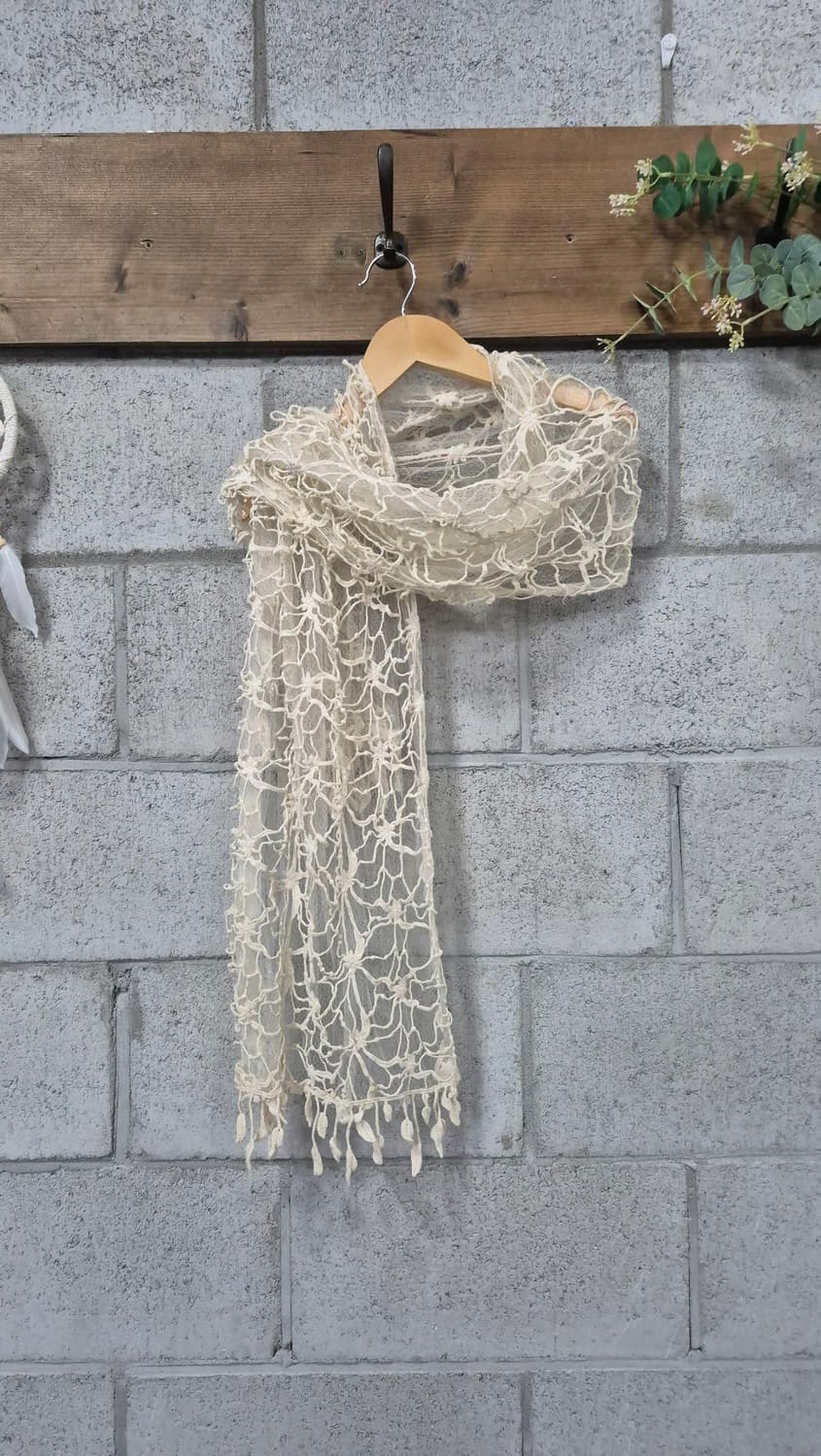 레이스 빈티지 머플러 하구미룩 모리룩 상품이미지3