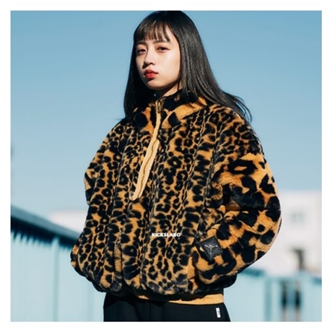 나이키 조던 레오파드 호피 퍼자켓 플리스 후리스 후드집업 후드 상품이미지7