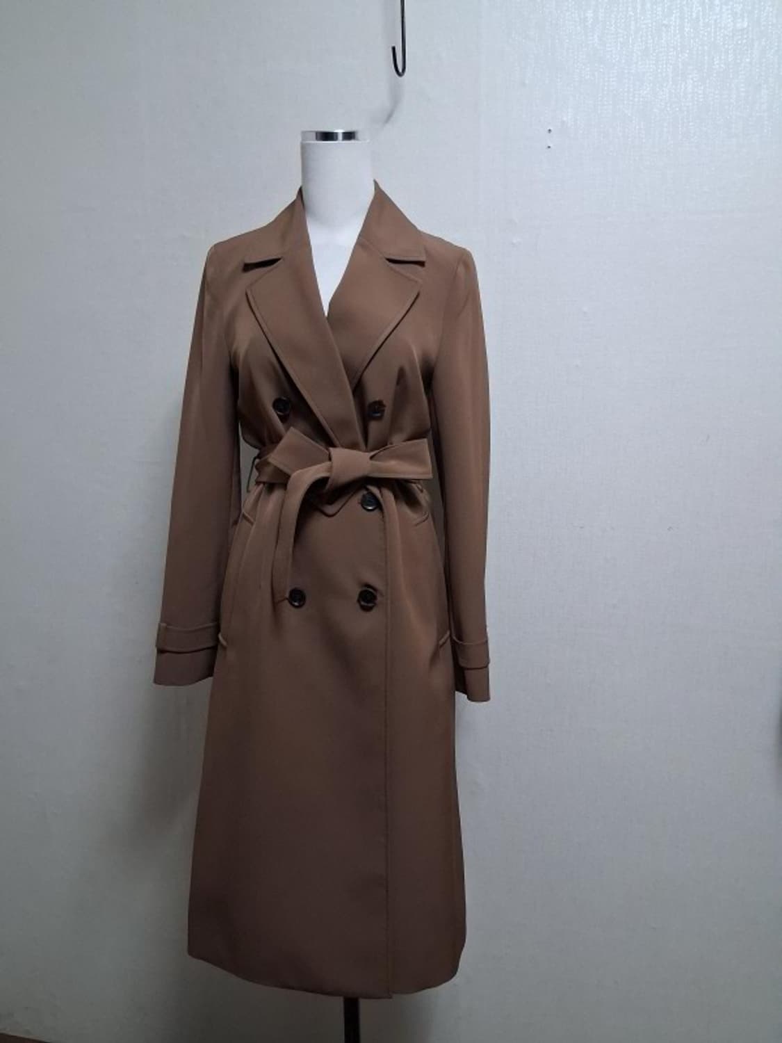 모르간 트렌치코트 카멜브라운 트렌치코트 여성4455 상품이미지1
