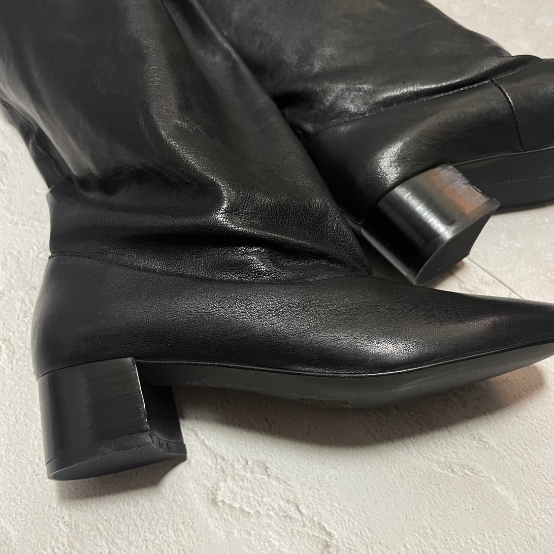 [37] 팔로마울 빅토리아 레더 롱부츠 블랙 상품이미지4